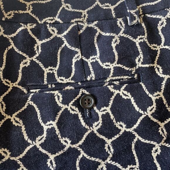 J. Crew Nautical Rope Design Shorts Sz10 - Picture 7 of 8